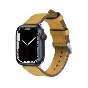 Quality Apple Watch Leather Look Band Bracelet for 38mm 40mm 42mm 44mm Series 7 6 SE 5 4 3 2 1 wholesale