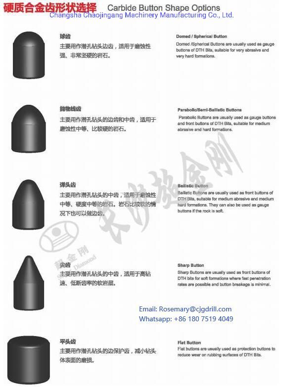 5inch DTH Bit Compatible with Mission50