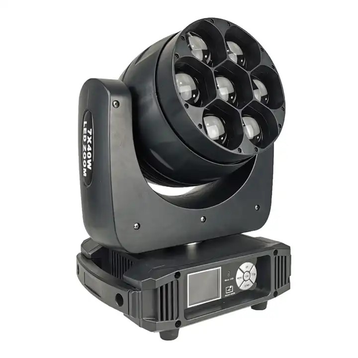 LED Light Source 7x40w Moving Head Stage Light for Professional Disco Show Performance