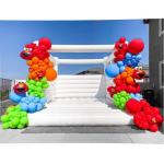 13x13 Hot sale commercial PVC blow up white inflatable bounce house jumping