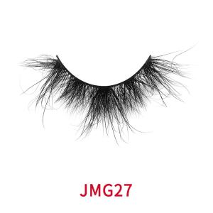 Quality Homemade 3d Mink Fluffy Lashes , Super Thin 25mm Fluffy Lashes wholesale