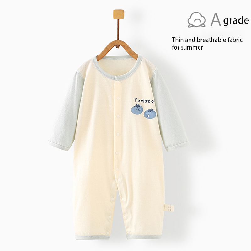 OEM ODM factory 100% Cotton Long Sleeve Unisex Baby Clothing Customized Logo Infant Baby Rompers