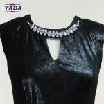 Fashion pu cocktail lady's summer sleeveless dress women office uniform dresses