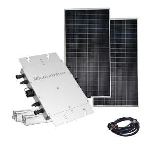 Quality Aluminum Alloy Grid Tie Inverter 1200w Silver Cable Micro Inverter 1200w wholesale