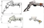 High Speed Handheld Welding Head , Fiber Laser Welding Gun Multifunctional