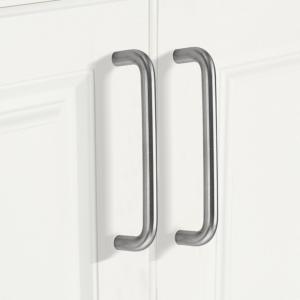 Quality Aluminum Alloy Lever Handle for Stainless Steel Solid Exterior Interior Luxury Hardware Tube Cabinet Furniture Modern Bedroom wholesale