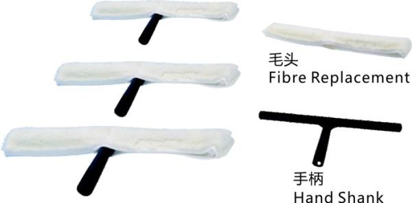 Cheap Microfibre Hotel Cleaning Supplies Window Cleaning Mop 14" 16" 18" for sale