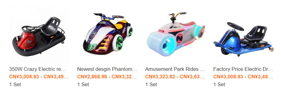 Electric Mini Cars Go Kart Racing Kids Arcade Machine