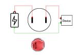 High Head Stainless Steel 1NC 10A Push Button Switch