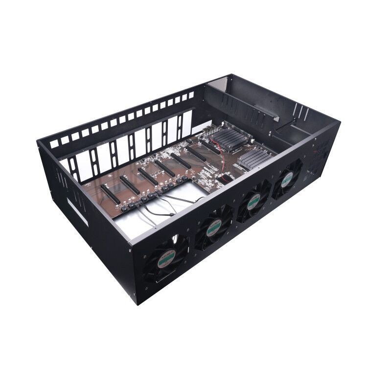 High Profit Asic X79 8GPU Case Motherboard for Only unlock 3060 dedicated Graphics Card Special Use