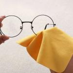 Anti Fog Microfiber Eyeglass Cleaning Cloth Natural Eco Friendly Multi Colors