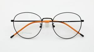 Quality Titanium Full Frame Non-Prescription Glasses Optical Eyeglassess with Blue Light Blocking Round Retro Style Glasses wholesale