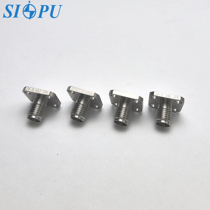 2.92mm Female RF Coaxial Connector – 4-Hole Flange Mount, Panel Socket