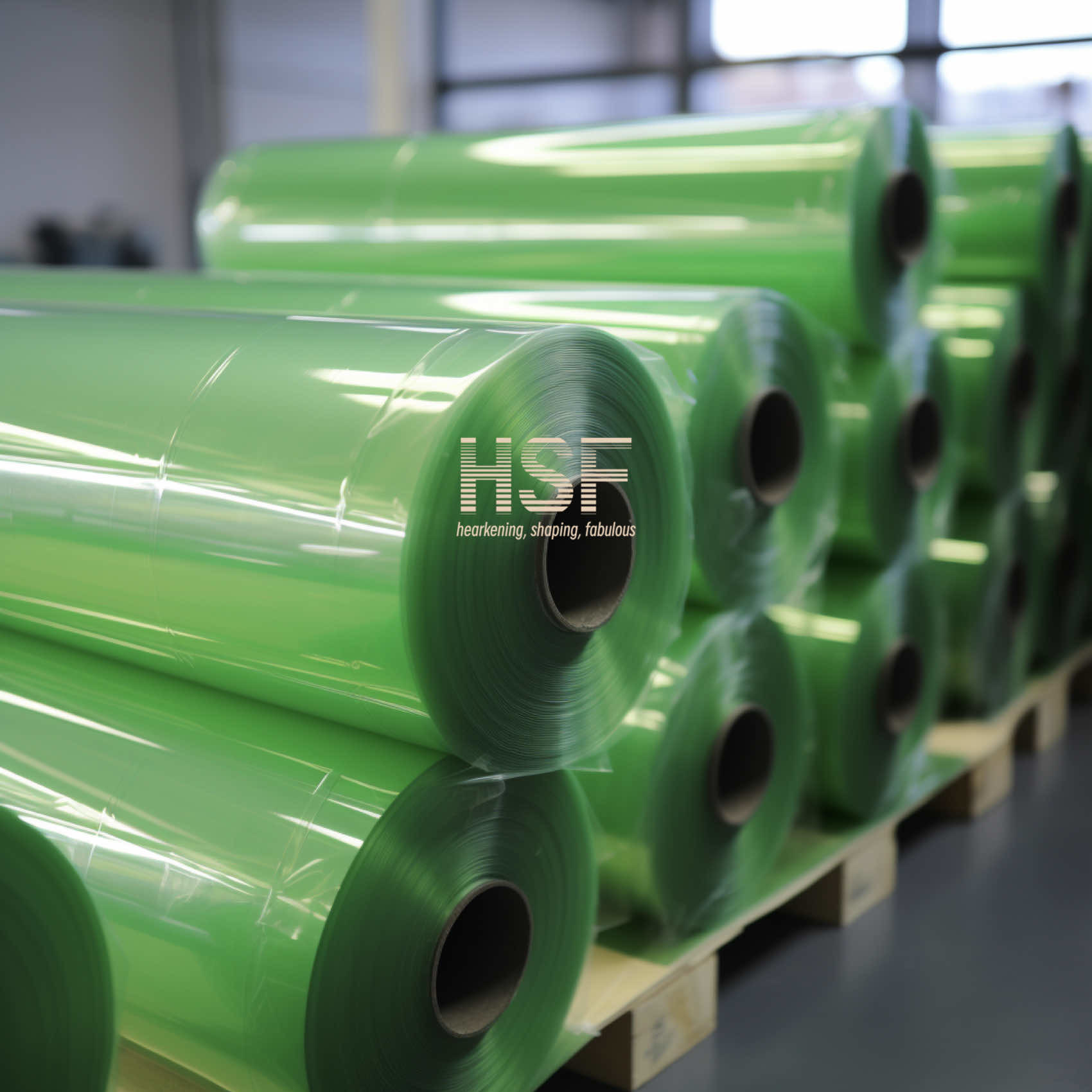 85 Micron Translucent Green Mono Oriented Polypropylene MOPP Films