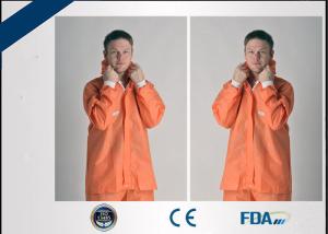 Quality Lint Free Disposable Protective Coverall For Dust / Bacterial / Virus Invading Prevention wholesale