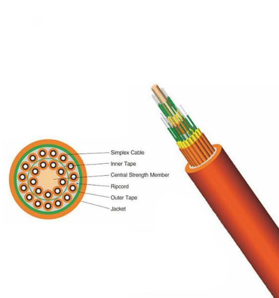 Cheap 6 Core Fiber Optic 2.0mm Break Out Cable Puller 8F 3.0mm for sale
