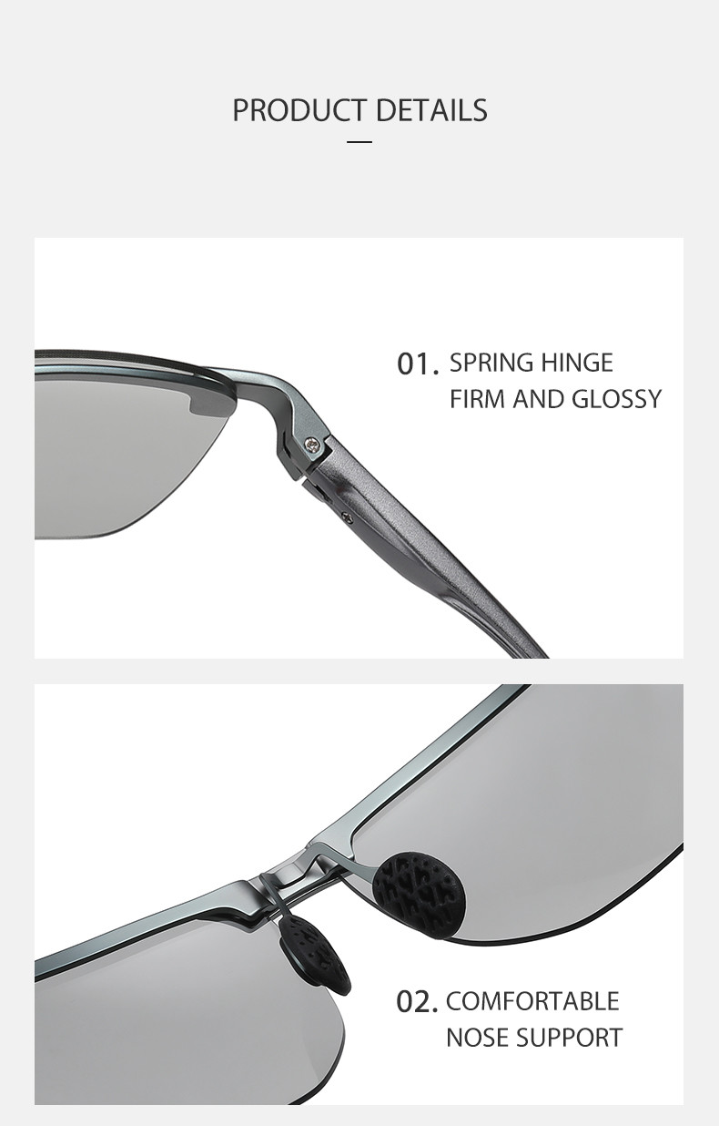 Al Mg Ultra Light Sunglasses REVO coated , TAC Lens Mens Driving Sunglasses
