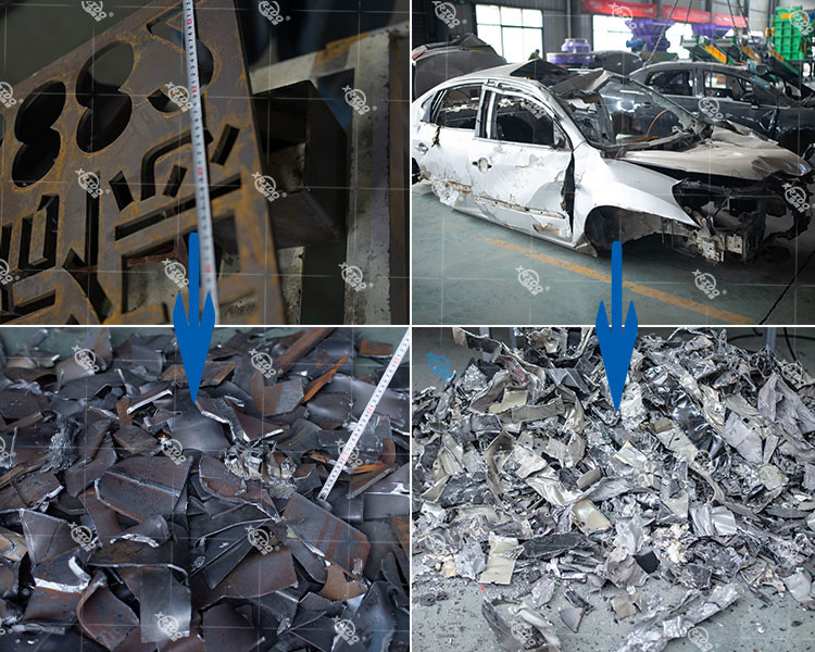 Nice Price Scrap Metal Shredder Machine Scrap Car Shell Body Engine Shredder