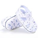 Hot selling Canvas Printed fishbone anti-slip infant boy baby sandals