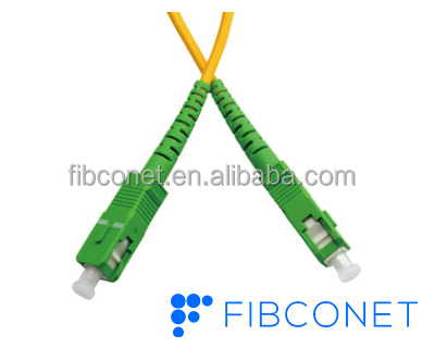 SC/APC-SC/APC G657A1 Simplex Fiber Optic Patch Cord for Indoor in Telecommunications
