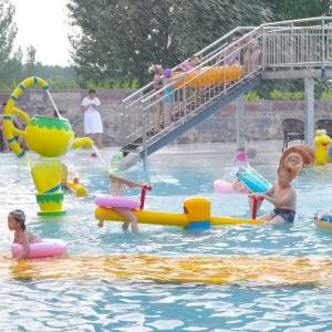 Quality Kids Water Park Rides Large Splash Pad Fiberglass Water Games wholesale