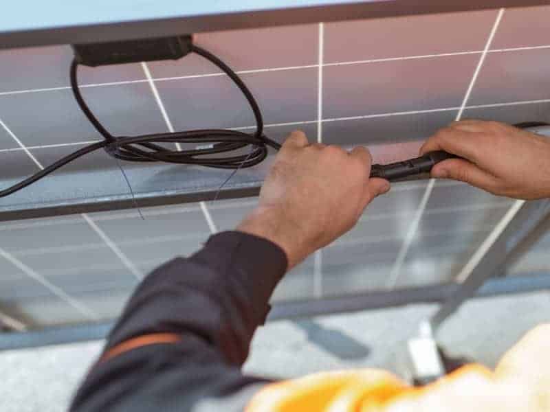 H1Z2Z2-K Solar PV Cable Connector Stranded 6mm Insulated Wire Connector Panel Solar Y Branch Cable DC 1500V 6mm PV Wire