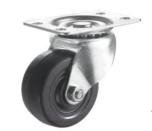 Quality Rubber Caster Black Casters Swivel Casters 2 wholesale