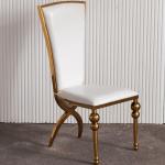 PU Leather Luxury Dining Chair Restaurant Upholstered Chairs