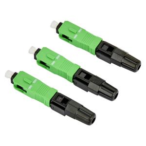 Quality SC APC Quick Assembly Fiber Optic Cable Connector Types For Ftth wholesale