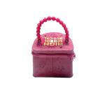 Cartoon Designed Handle Tin Box With Zipper Customized Logo Acceptable