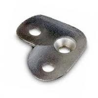 Quality Stainless Steel Handrail Fittings, 90 Degree Top Plate in Brushed wholesale