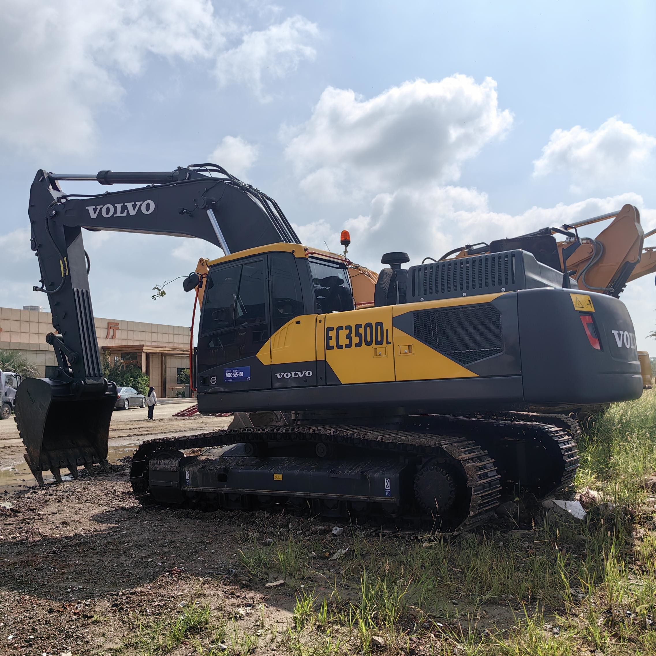 35 Tons Original Second Hand Volvo Excavators 220kw Volvo Ec350dl Excavator
