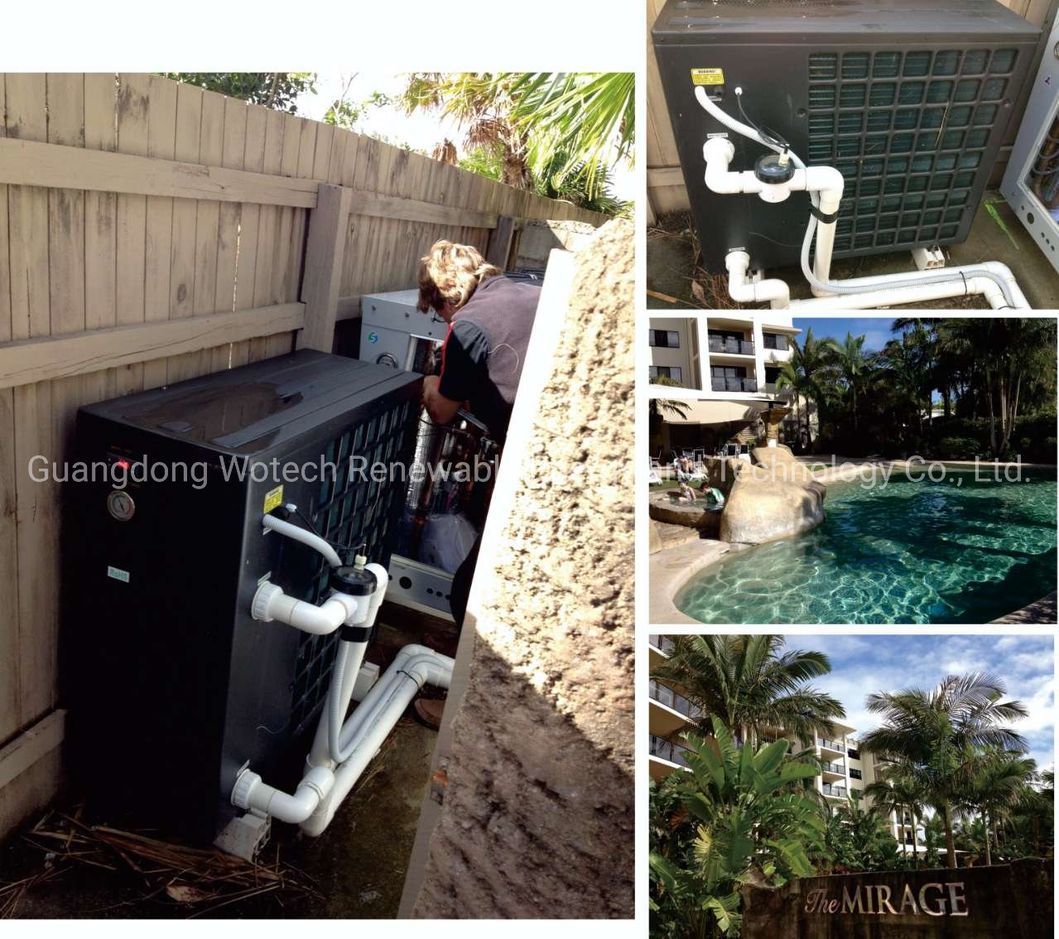 6kw R32 Super Quiet Residitial on/off Air to Water Heat Pump for Swimming Pool