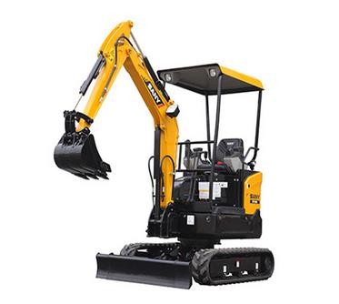 SY16 Lower Fuel Hydraulic Crawler Excavator Wide Applications In Narrow Spaces