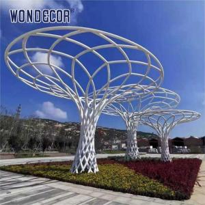 Quality Large Stainless Steel White Wire Metal Tree Sculpture wholesale