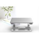 10Deg Strong Foldable Ergonomic Laptop Desk Grey 290mm Length