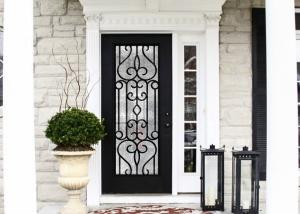 Quality European Style Custom Design Decorative Door Glass Inserts Excellent Climate Resistance wholesale