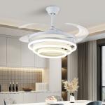 Bedroom Decor Nordic Ceiling Fan Remote Control Restaurant Ceiling Fan Lamp