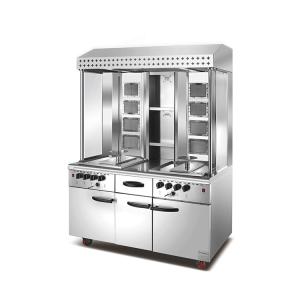 Quality Restaurant Commercial Cooking Equipment Gas Shawarma Making Machine With Cabinet wholesale