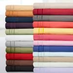 Embroidery 1800 Thread Count 100% Microfiber Sheet Set 3/4pcs for All-Season
