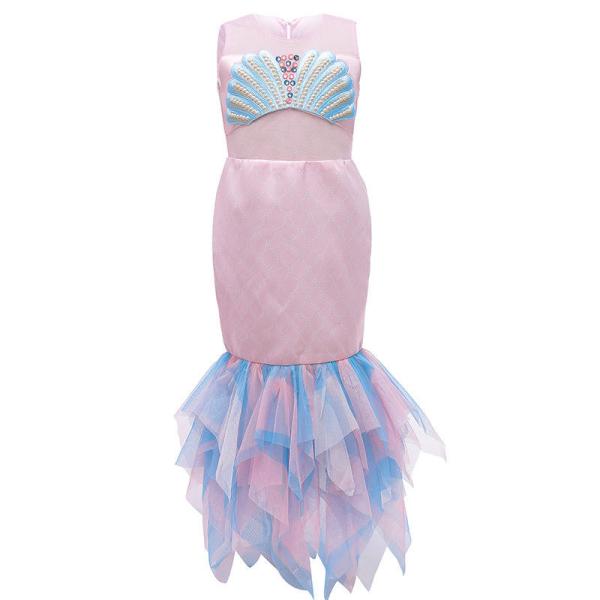 Cheap Mermaid Princess Dress Girls Cosplay Costumes Summer Children'S Clothing for sale
