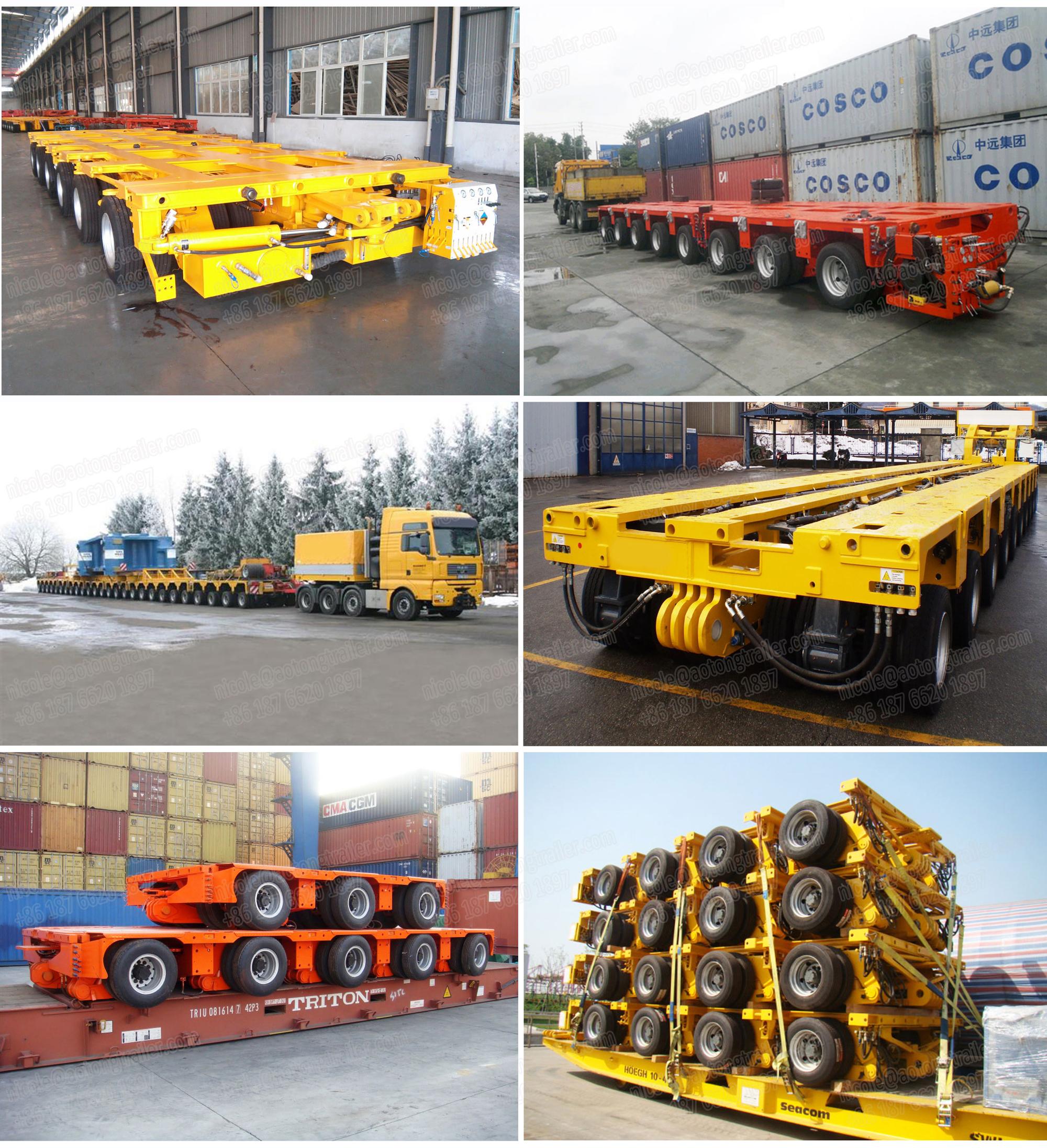 200 Tons Hydraulic Modular Semi-Trailer The Best Choice for Heavy Equipment Transport