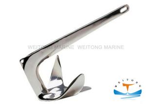 Quality Galvanized Plow Style Marine Mooring Equipment , Stainless Steel 316 Plow Anchor for Ship wholesale