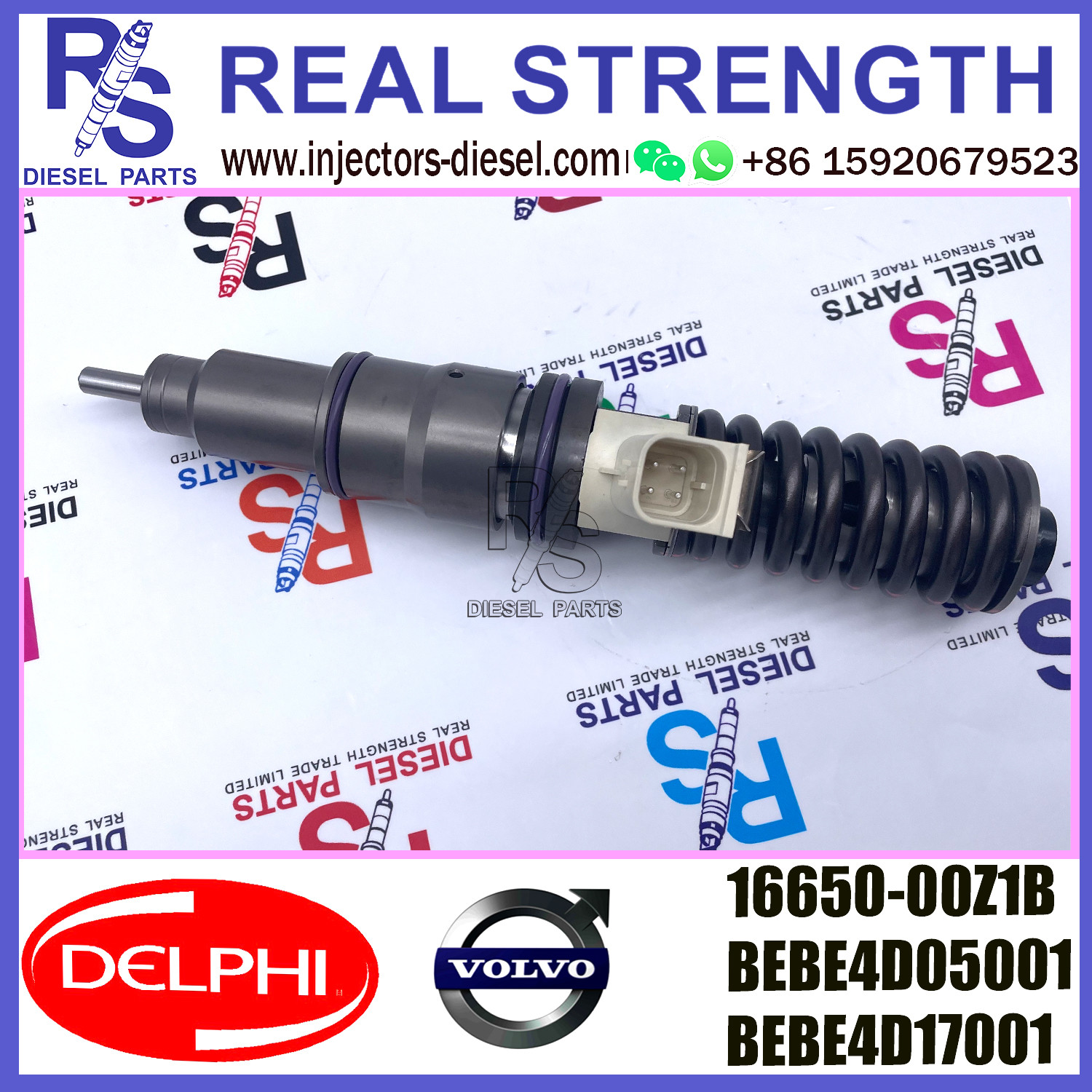 V-O-L-V Diesel Engine Fuel Injector 16650-00Z1B BEBE4D17001 16650-00Z0B BEBE4D05001 For NISSAN 12 LITRE