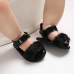 Amazon hot PU Leather soft-sole indoor 0-2 years baby infant sandals