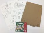 DIY Merry Christmas Personalised Stationery Gifts Kids Painting Card Handmade