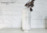 Ceramic Home Furnishings Black green and White Vase