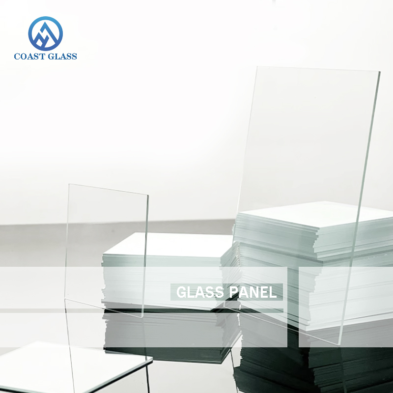 Flat Circle Shaped Glass Cut To Size CCTV Camera Cover Glass