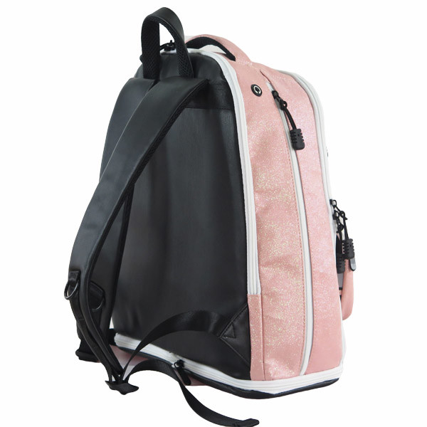 20-35 Litre Capacity Fashion Sports Backpack Rose Golden Sparkle Style