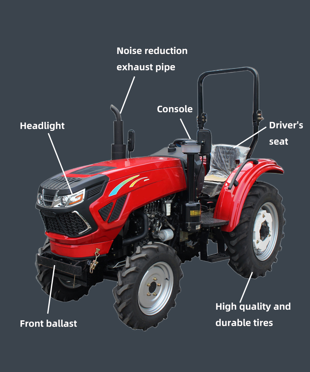 2700 KG Load Capacity Mini Tractors Used Tractors For Optimal Performance